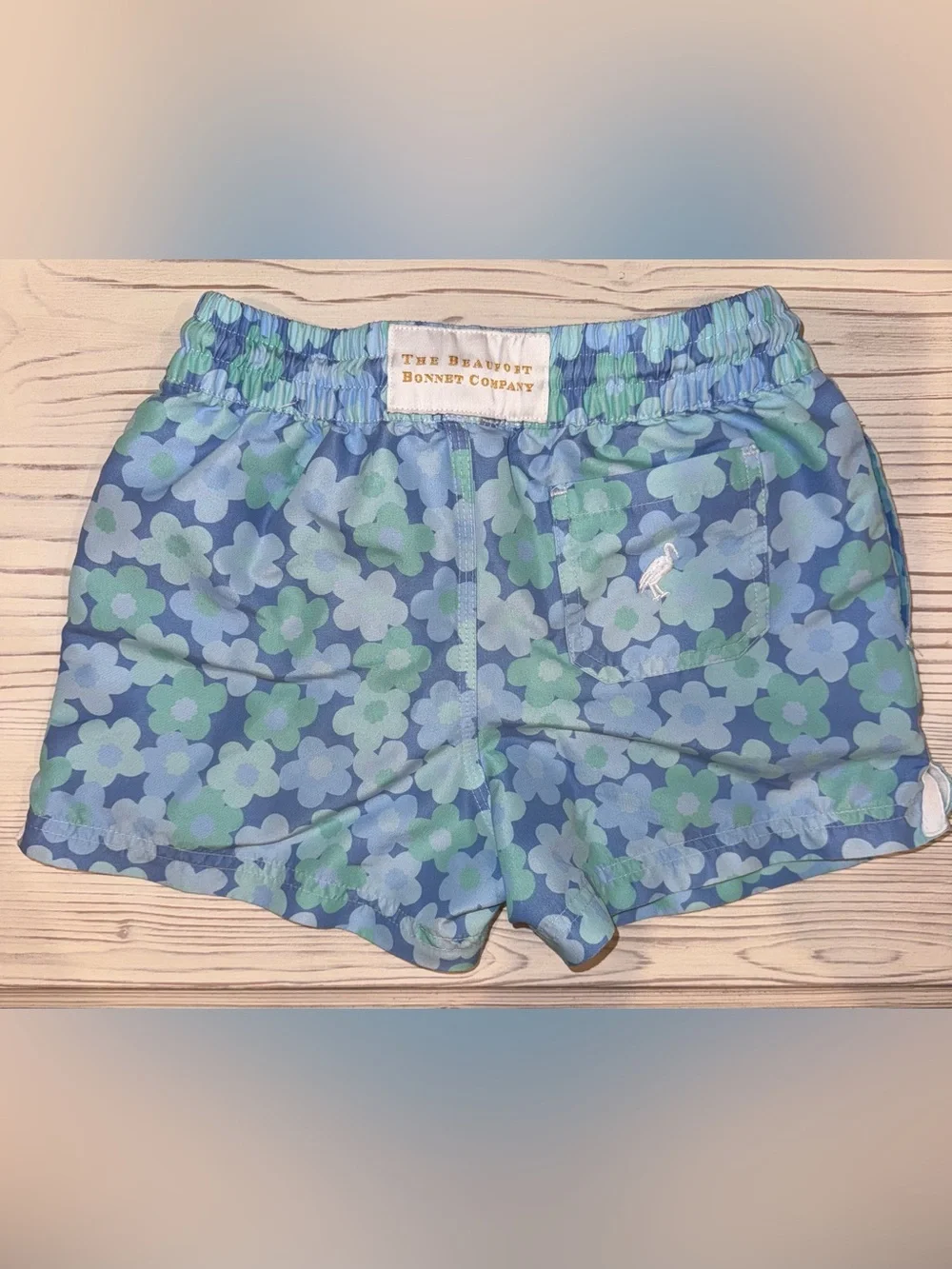 TBBC Tortola Swim Trunks in Naples Grand Garden with Beale Street Blue